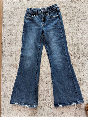 Flying Monkey Mid-Rise Flare Girls Size 8 Flare Jeans